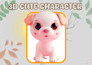 create cute 3d character models for cartoon, games, and 3d printing